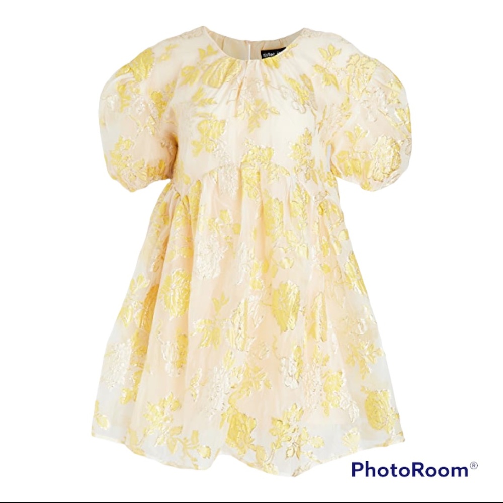 Sister Jane Yellow Floral Mini Dress